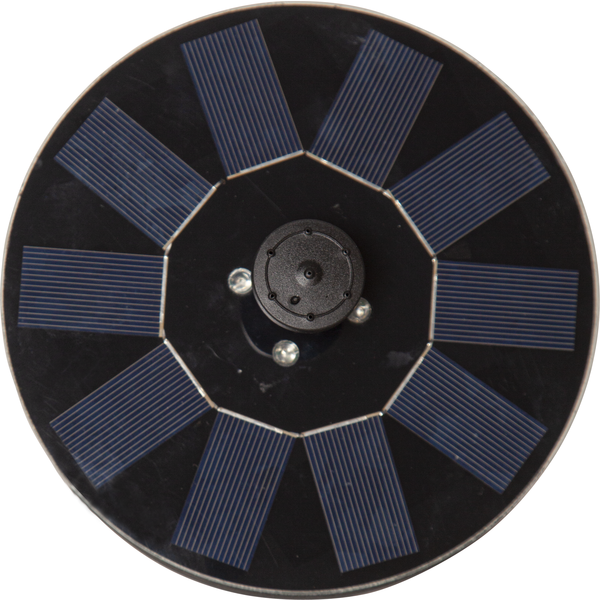 Star Trading - Iluminación solar - Decoración solar Fuente - Negro - 10cm