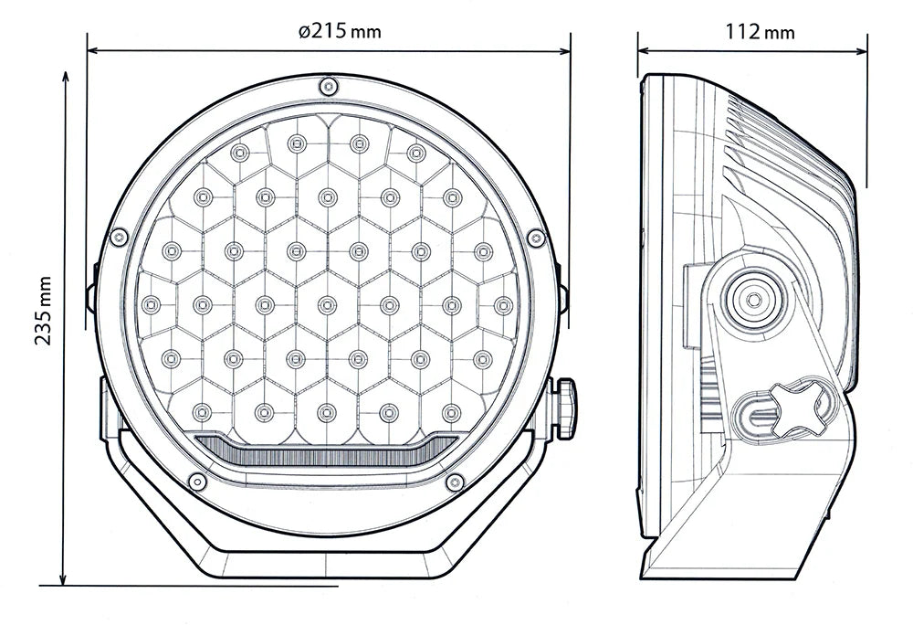 LED NBB | Luz adicional LED NBB Alpha 225 | PRO
