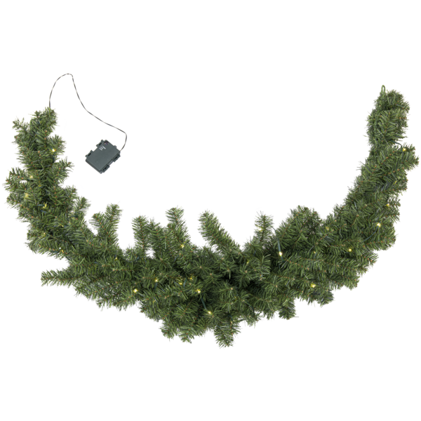 Star Trading - Guirnalda Ottawa - 30cm - Verde
