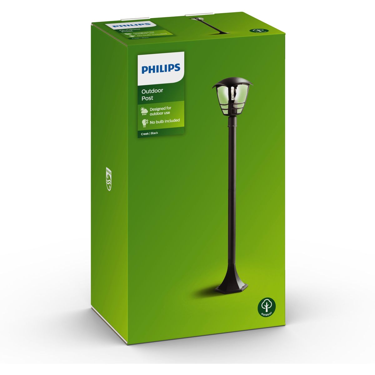 Philips - Creek post black 1x60W 230V