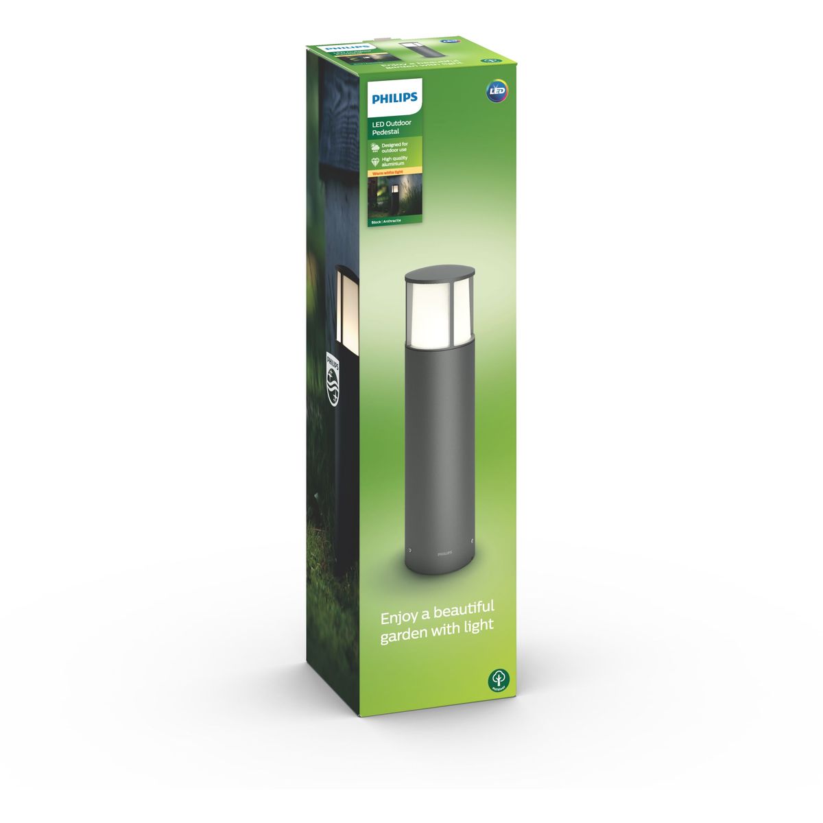 Philips - Stock pedestal anthracite 1x6W 230V