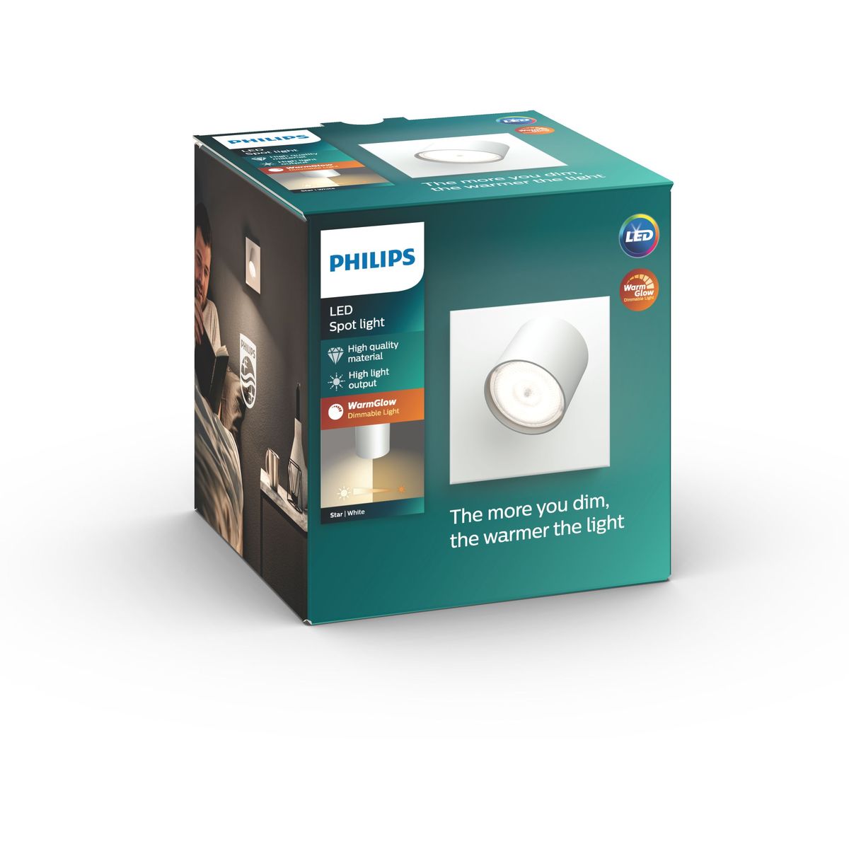 Philips - STAR single spot white 1x4.5W SELV