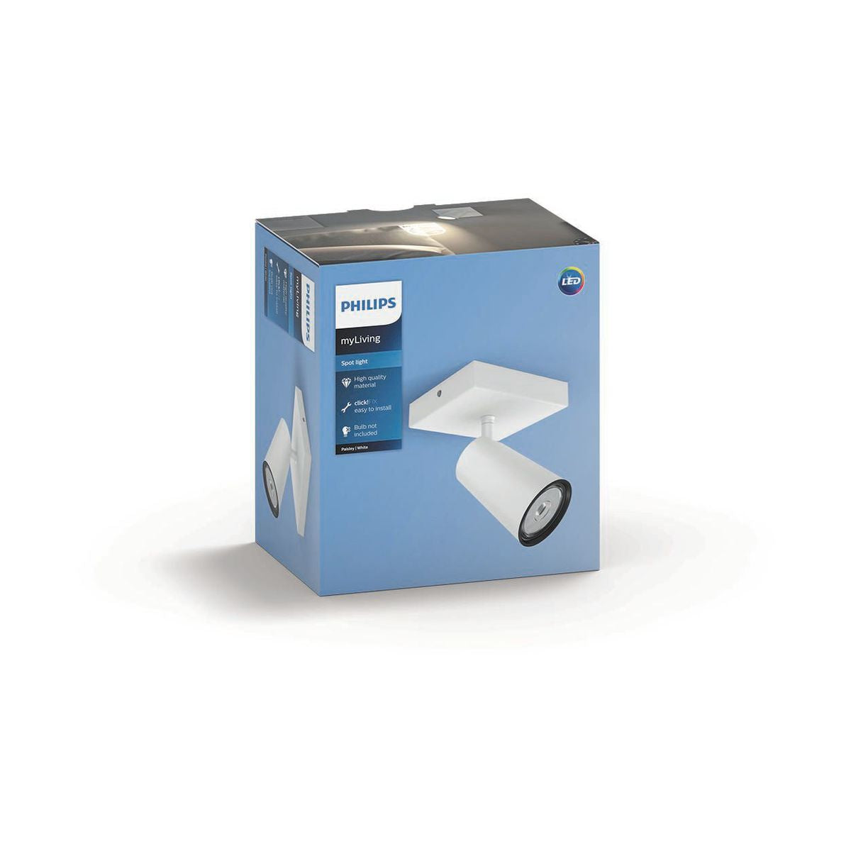 Philips - PAISLEY single spot white 1xNW 230V