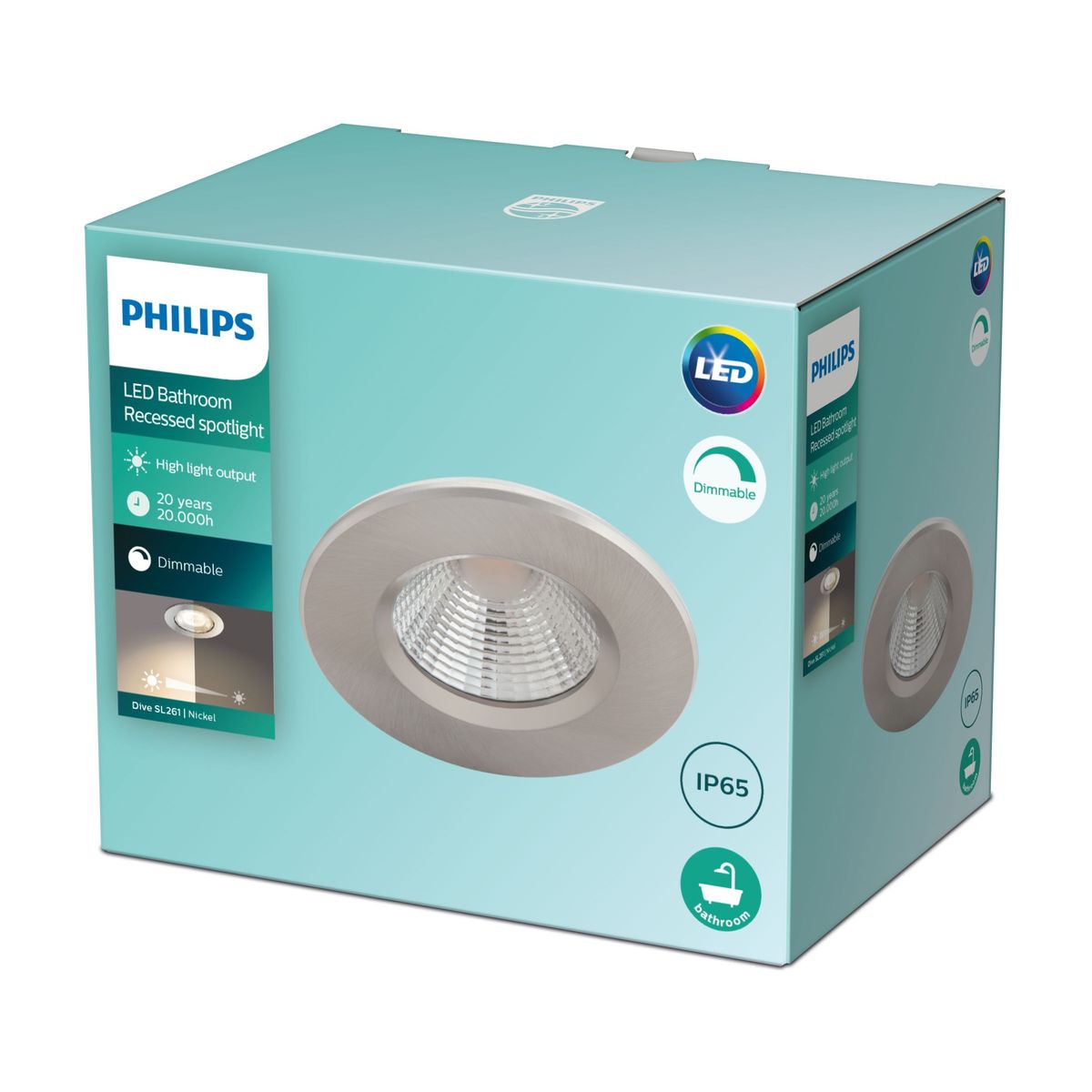 Philips - DIVE SL261 RD 070 5.5W 27K N HV IP65R