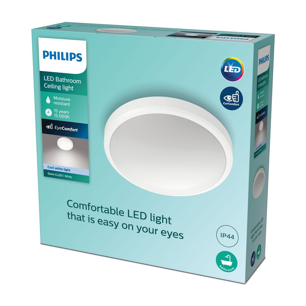 Philips - DORIS CL257 EC RD 17W 40K W HV IP44 06