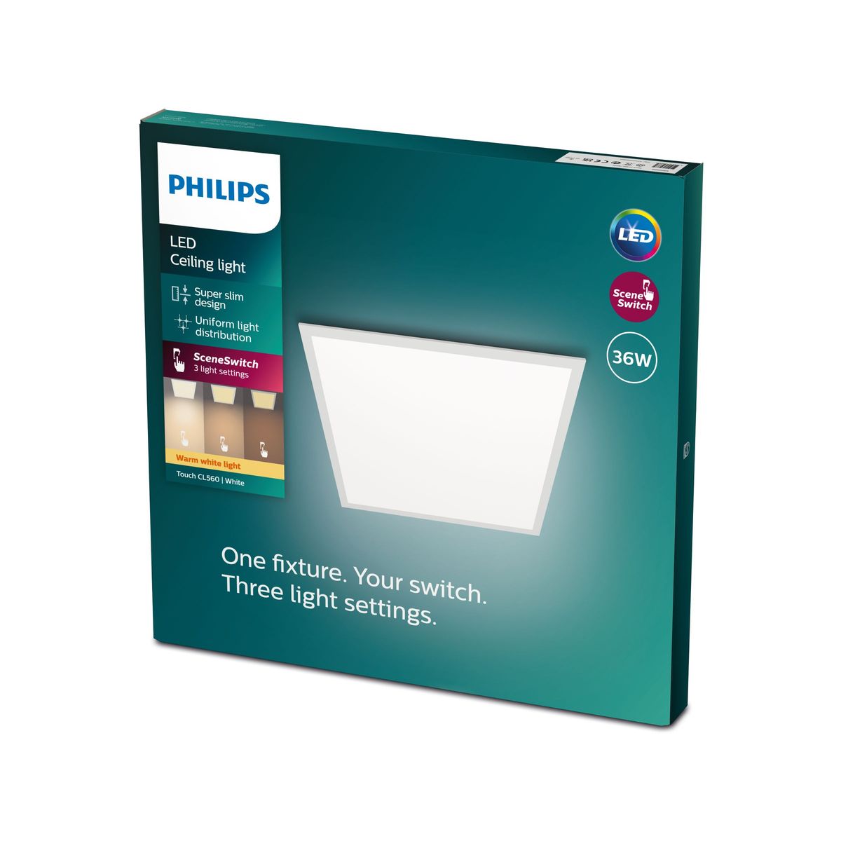 Philips - Touch ceiling CL560 SS SQ 36W 27K W HV06