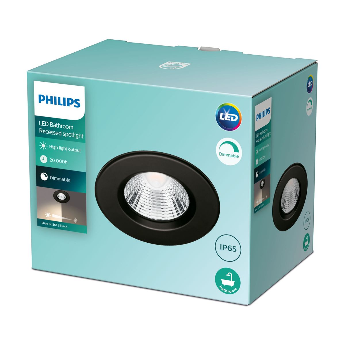 Philips - DIVE SL261 RD 070 5.5W 27K BL IP65R 1PK
