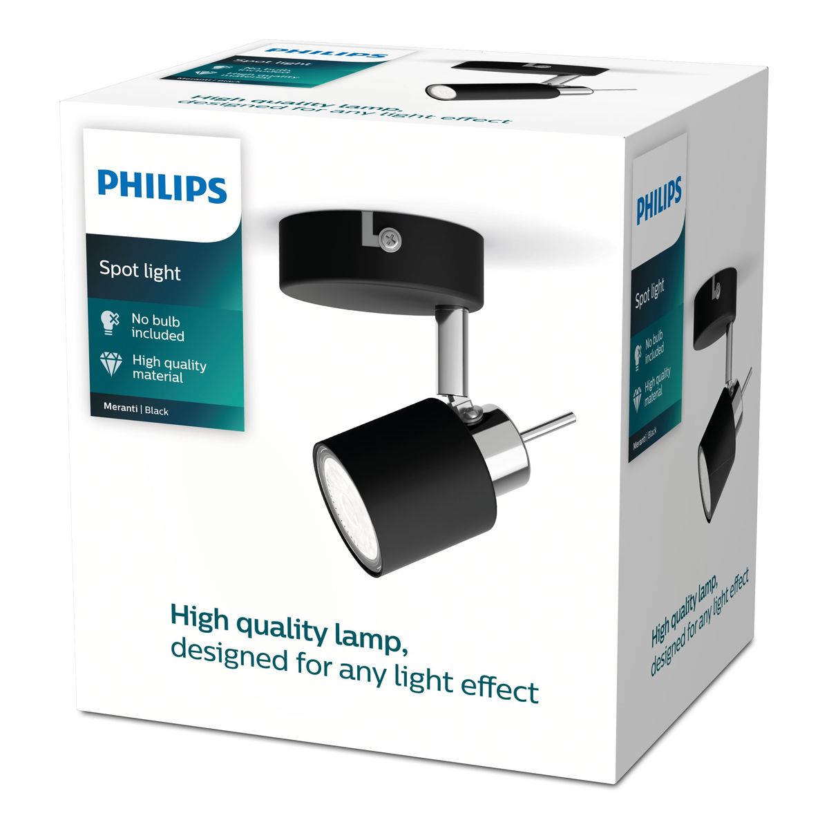 Philips - Meranti monofoco negro 1x35W 230V