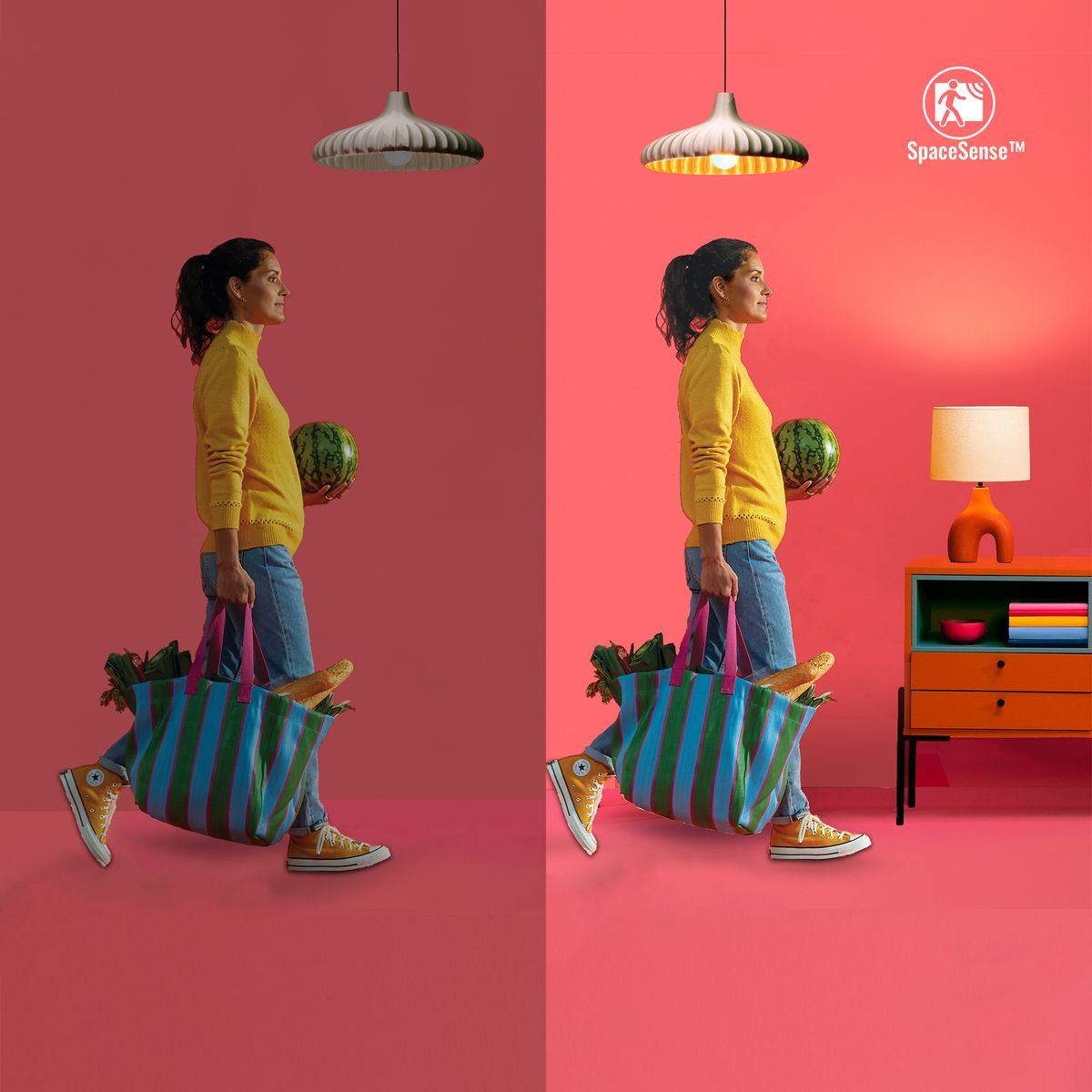 Philips - Wifi BLE 75W G95 E27 822-65 RGB 1PF/6