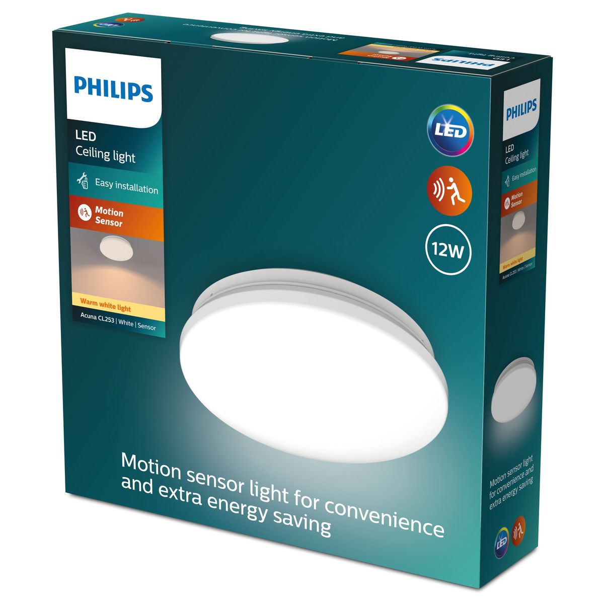 Philips - Acuna CL253 RD 12W 27K W HV Sensor