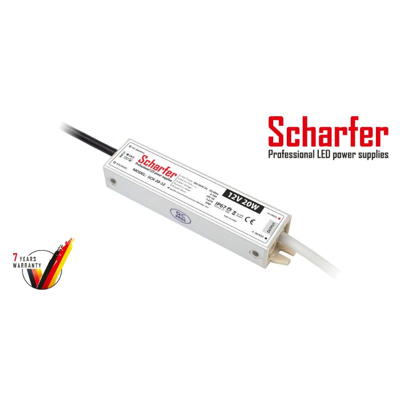 Transformador de 230 V CA a 12 V CC 20 W