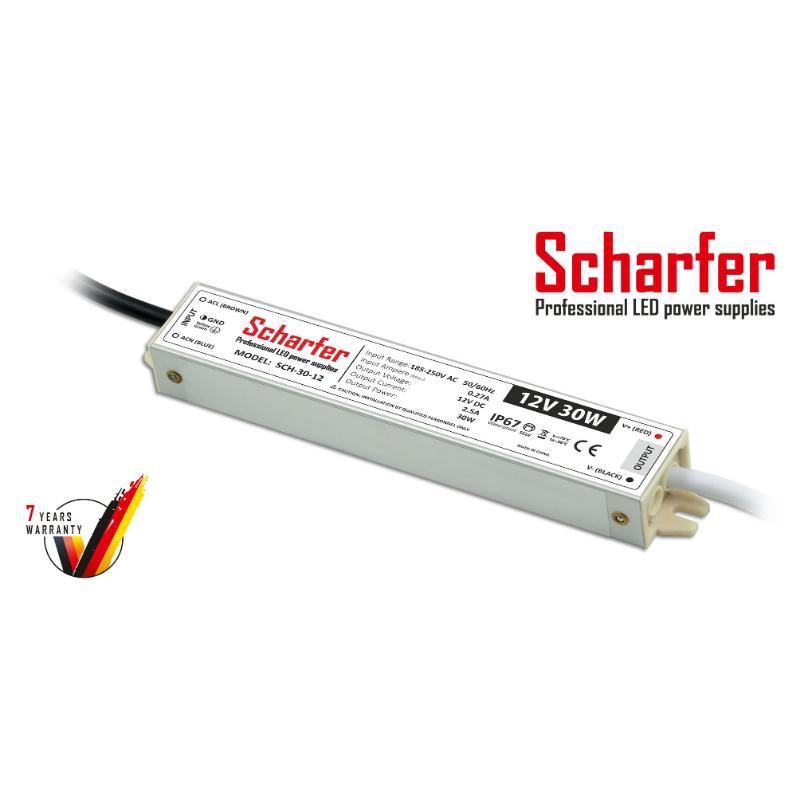 Transformador de 230 V CA a 12 V CC 30 W