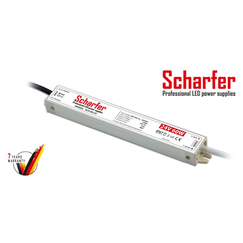 Transformador de 230 V CA a 24 V CC 60 W