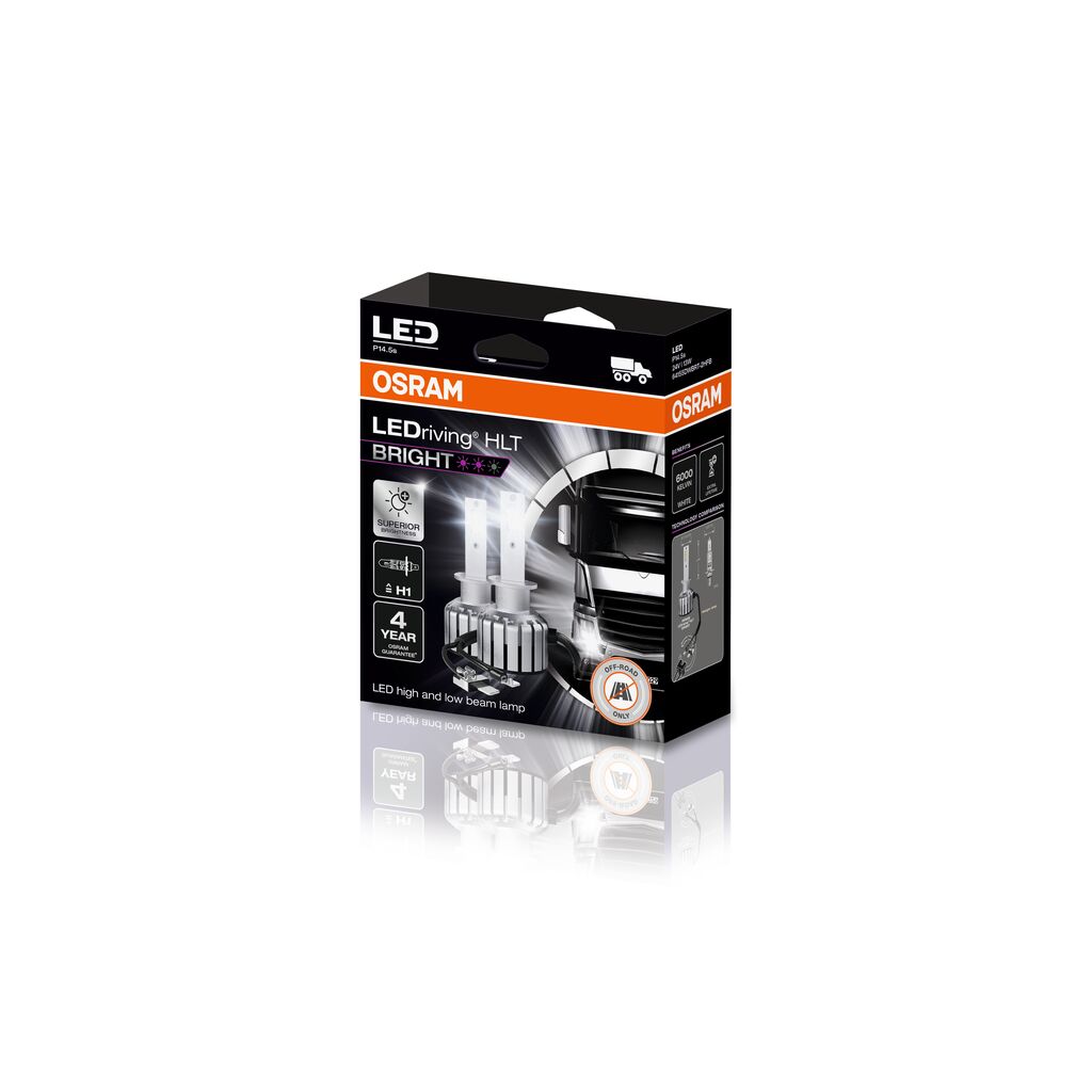 OSRAM LEDriving HLT BRIGHT - Off-road H1 Principalmente para aplicaciones de faros y luces antiniebla