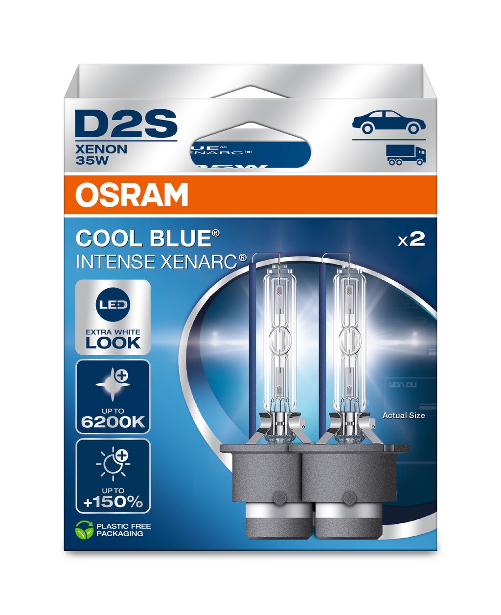 OSRAM - D2S HID proyector lámpara - 2-PACK