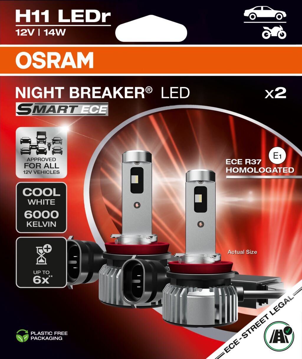 OSRAM NIGHT BREAKER LED SMART ECE H11