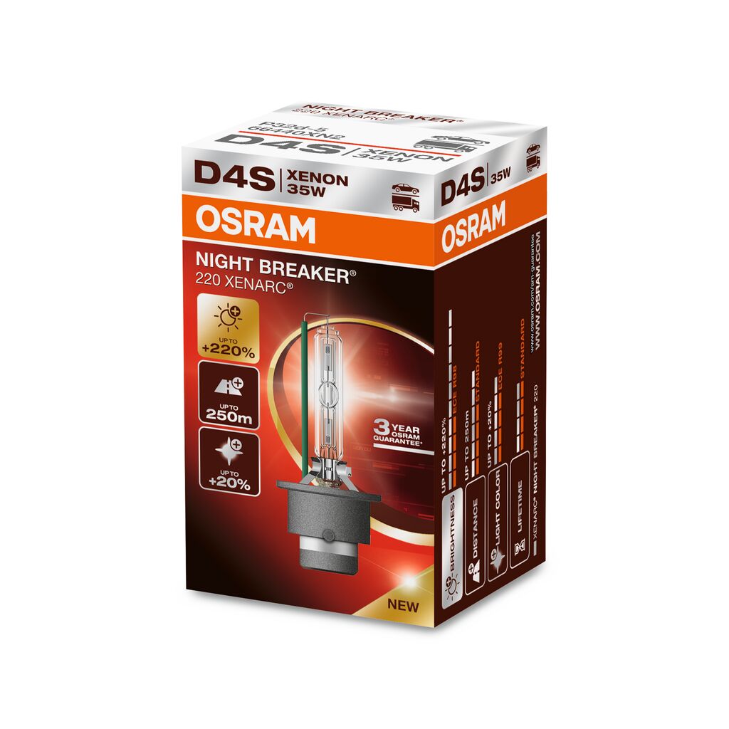 LÁSER OSRAM XENARC NIGHT BREAKER (PRÓXIMA GENERACIÓN) - D4S - 1 paquete