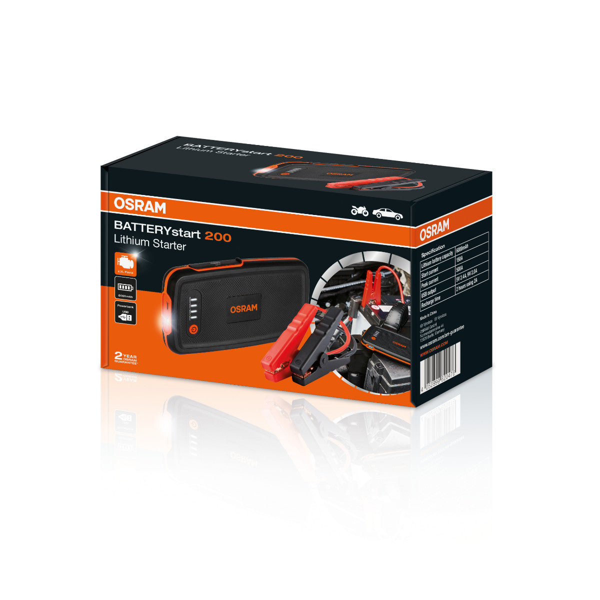 OSRAM BATTERY start - 200 Arranque de litio