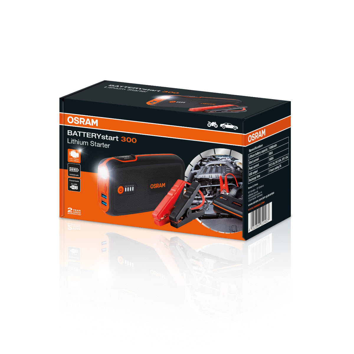 OSRAM BATTERY start - 300 Arranque de litio