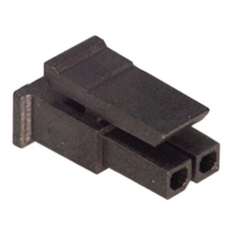 Caja de conectores - macho con 2 polos y 1 fila - incl. clavija - paquete de 2