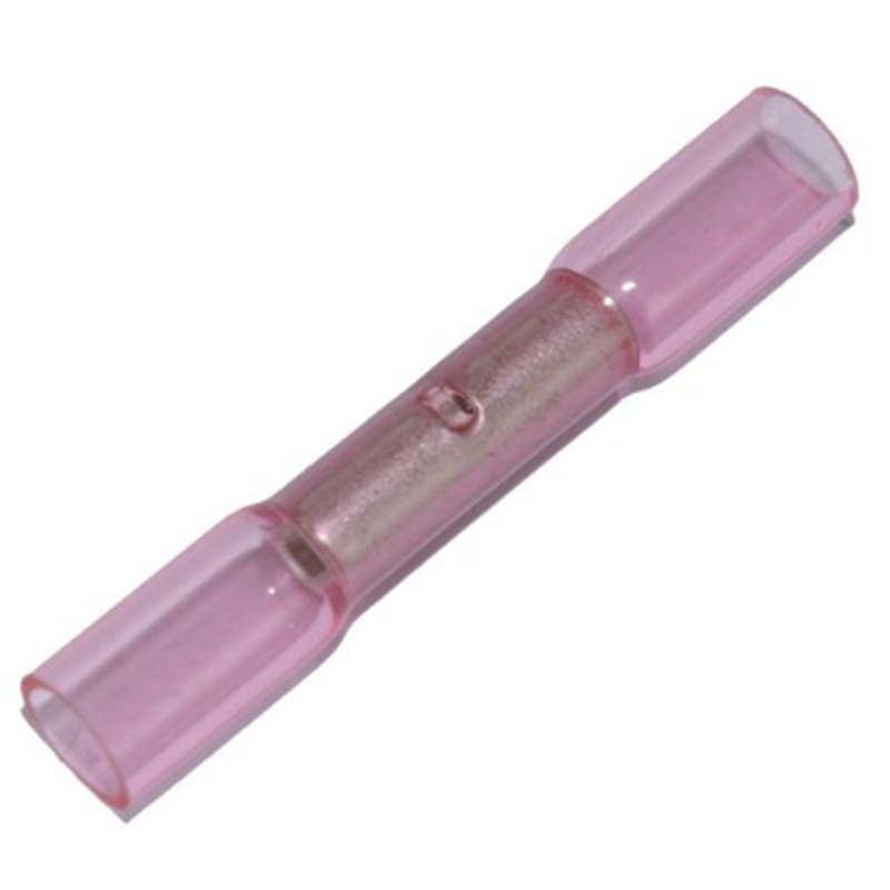 Manguito de empalme engarzable 0,5 a 1,65mm2 Rojo - 5 piezas