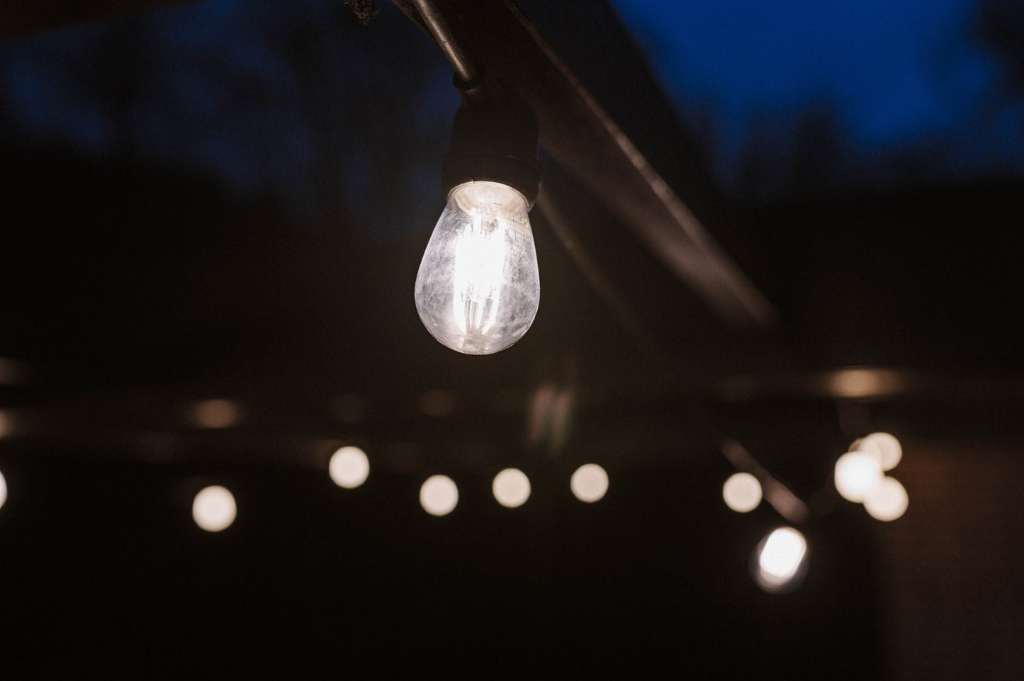 Cadena de luces premium para uso en exteriores