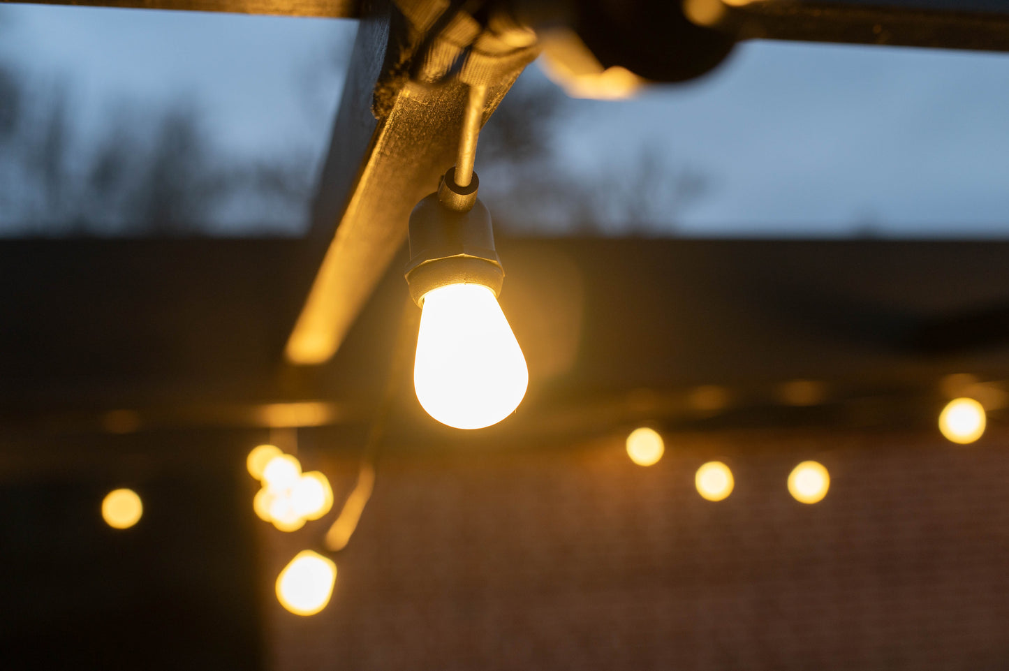 Cadena de luces premium para uso en exteriores