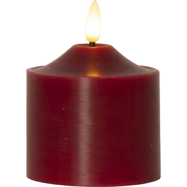 Star Trading - Bloque de luz LED Llama - Rojo - 9,5