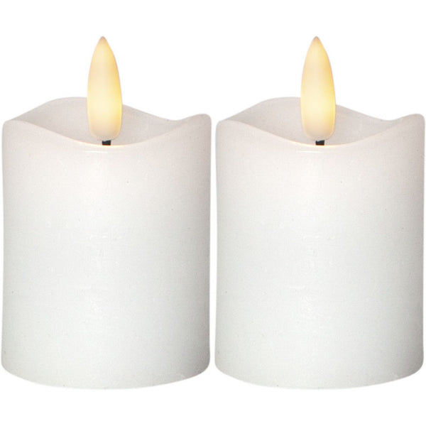 Star Trading - LED Block Light 2-pack Flame