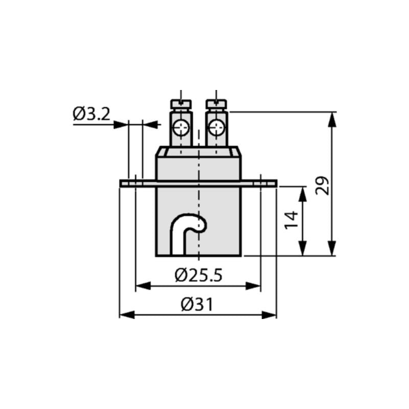 Casquillo Ba15d metal