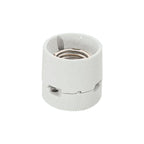Base de lámpara E27 50mm Cerámica Blanco