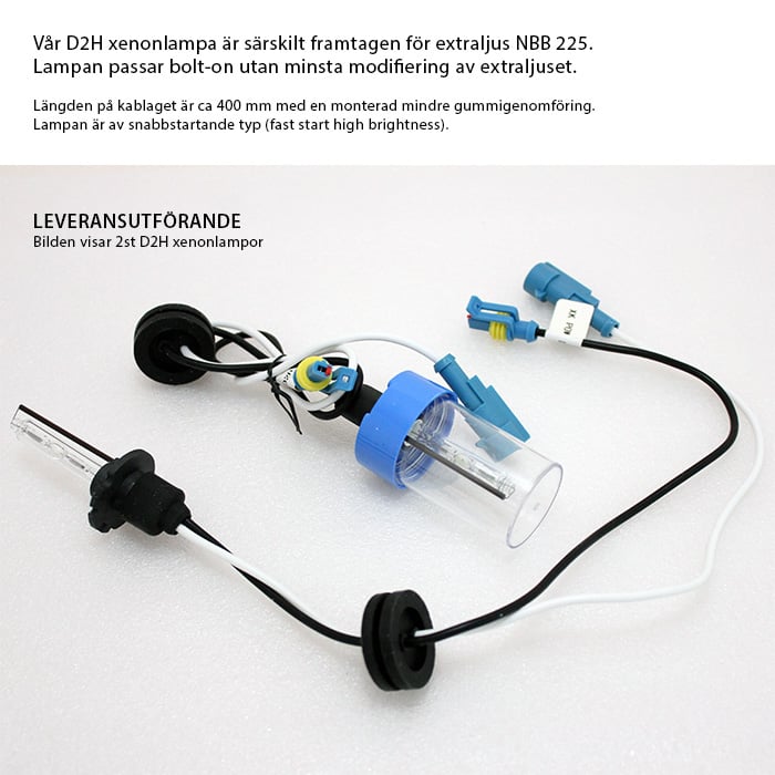 Lámpara de xenón D2H 50-70W Speedstart | Luz adicional