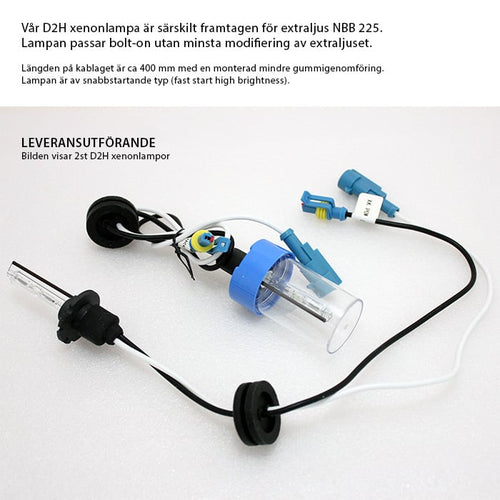 Lámpara de xenón D2H 50-70W Speedstart | Luz adicional