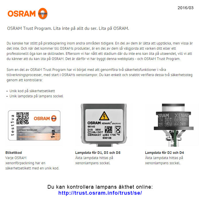 D4R Osram Xenarc® Original - bild 3