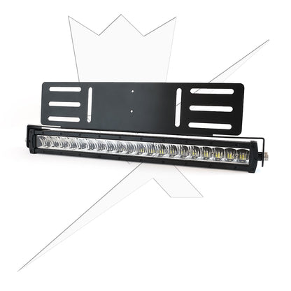 Soporte de luz extra para rampa LED X20 | Soporte empotrado
