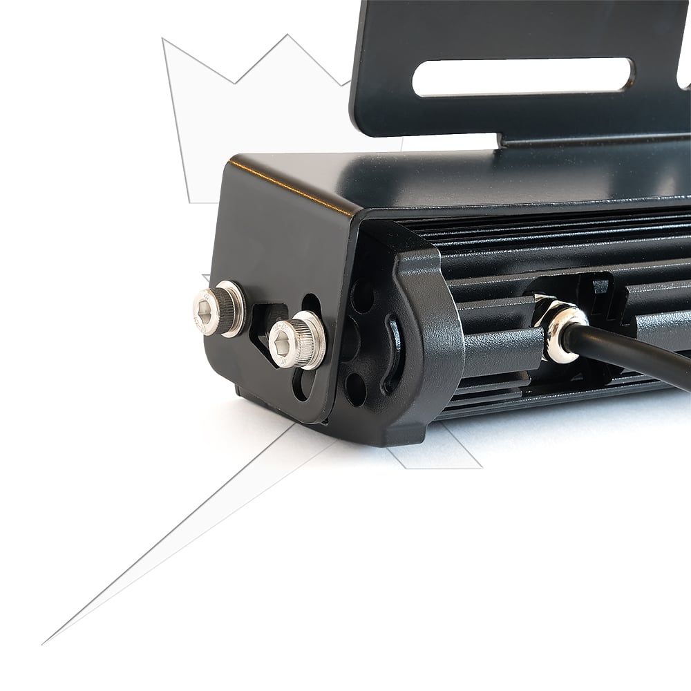 Soporte de luz extra para rampa LED X20 | Soporte empotrado