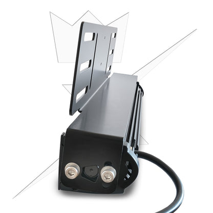 Soporte de luz extra para rampa LED X20 | Soporte empotrado