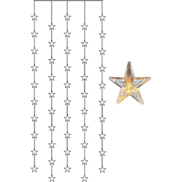 Star Trading - Cortina de luz Star Curtain - LED - 50 fuentes de luz - 90 cm