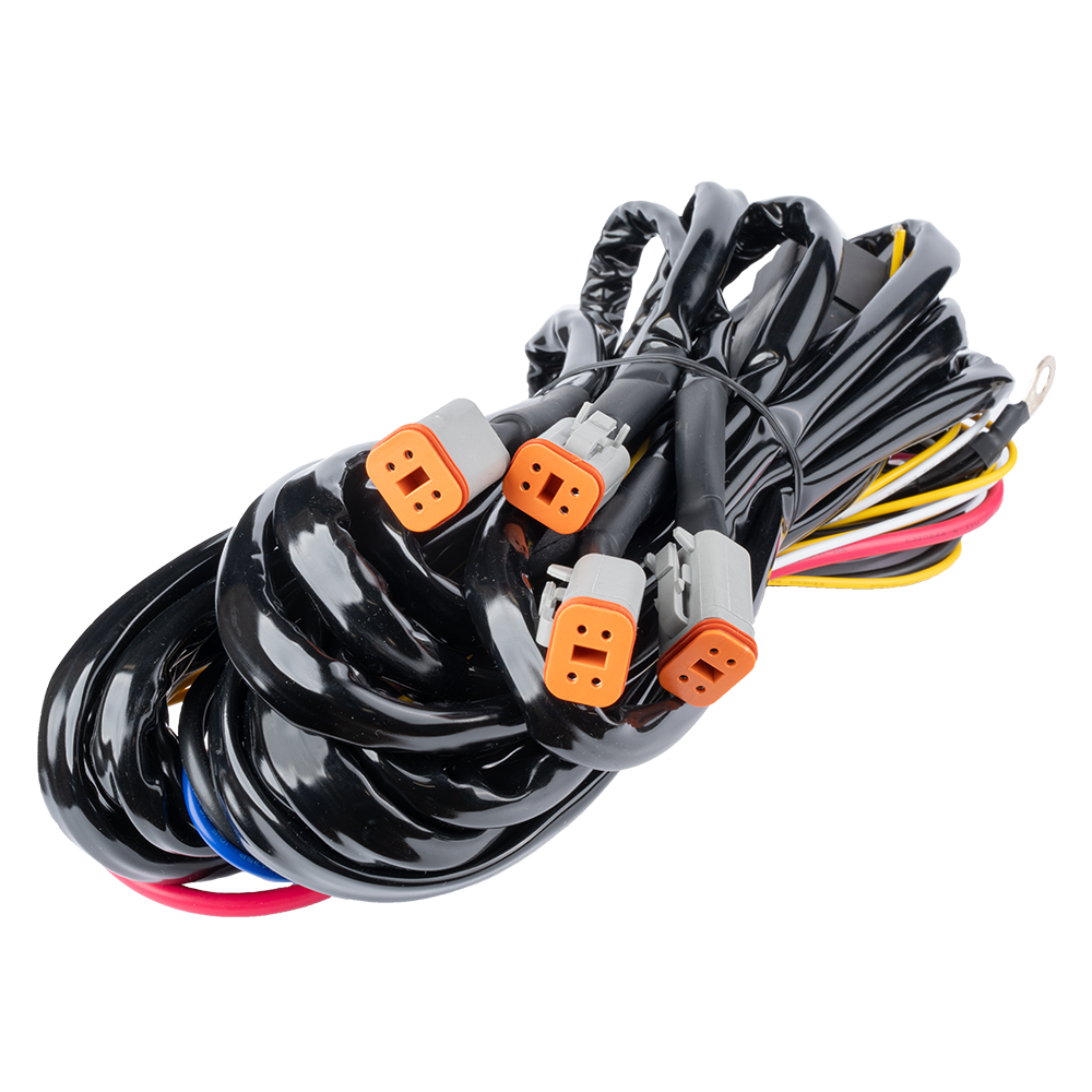 Luxtar Juego de cables de relé DT-4 X4 12V 80A Relé