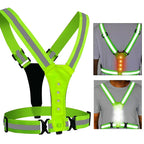 Chaleco reflectante LED - SportGlo Blanco & Rojo