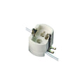 Base de lámpara G12 4A 750V Cerámica Blanco