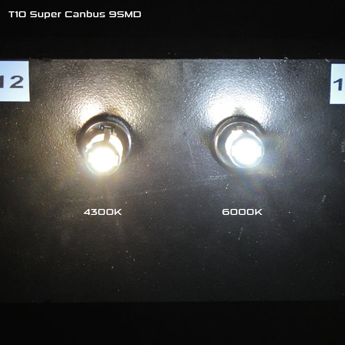 T10 |W5W Super Canbus 9SMD - 6000