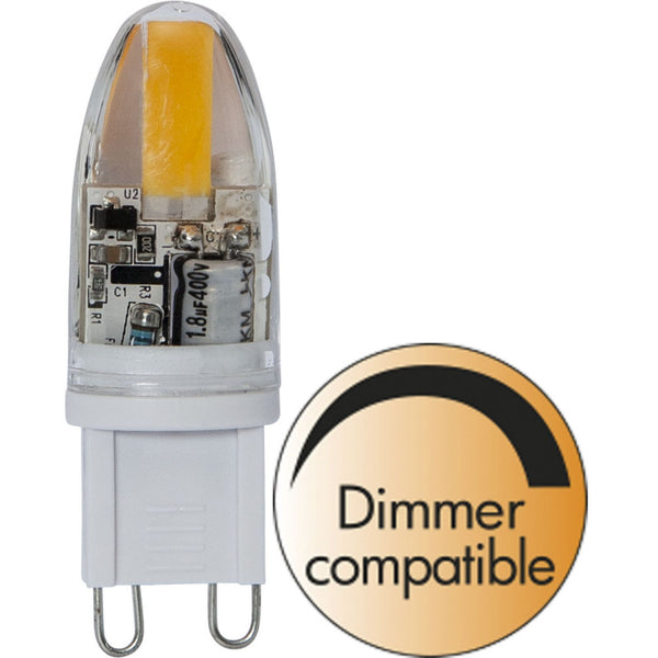 Star Trading - Lámpara LED G9 Halo-LED - 1,8w - 2800K - Regulable