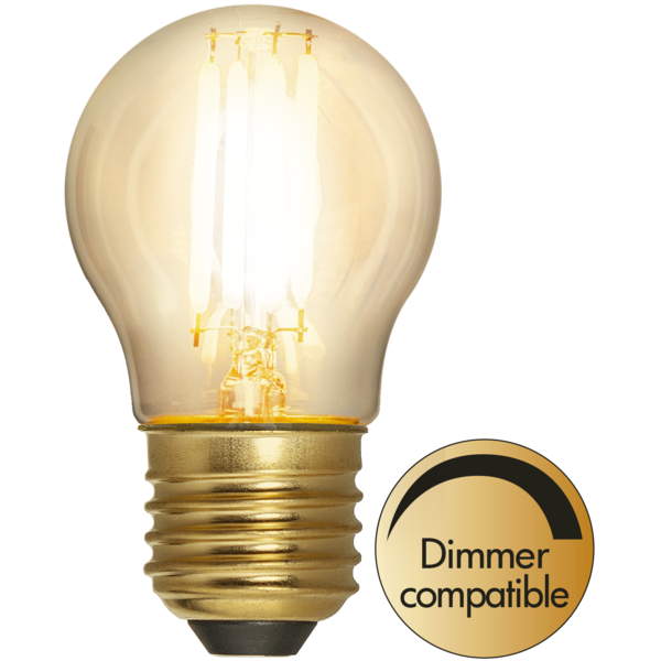 Star Trading - Bombilla LED E27 G45 Soft Glow - 4.0w - 2100K - Regulable