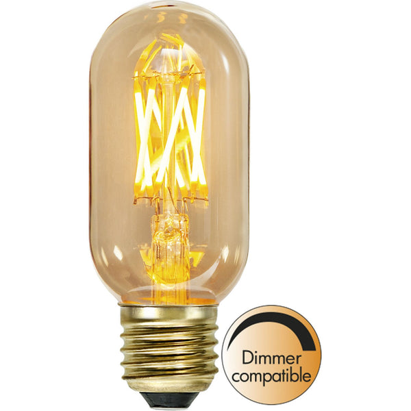 Star Trading - Bombilla LED E27 T45 Vintage Gold - 3.7w - 1800K - Regulable