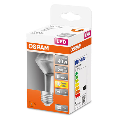 OSRAM LED-LAMPA REFLEKTOR MATT (40) E27 36GR