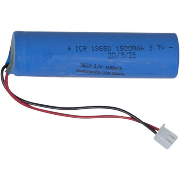 Star Trading - Iluminación Solar - Batería 18650 3.7V 1500mAh Li-ion JST-PH 2mm plug - Azul - 6.7cm