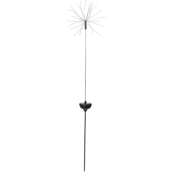 Star Trading - Iluminación solar - Decoración solar Firework Solar - Negro - 100cm