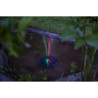 Star Trading - Iluminación solar - Decoración solar Fuente - Negro - 10cm
