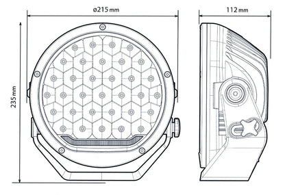 LED NBB | Luz adicional LED NBB Alpha 225 | PRO